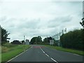 Speed restriction signs on the A34 at the southern end of Maguiresbridge