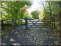 Altrincham - Warrington railway track at Lymmhay Lane crossing