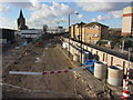 Crossrail works at Silvertown