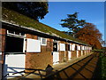 TF7028 : Royal stable block near Home Farm, Sandringham by Richard Humphrey