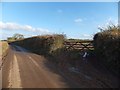 SS7004 : Well-used field entrance near Birch Cross by David Smith