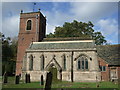SJ8067 : St Peter's church, Swettenham by Dave Kelly