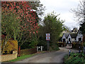 Lane through Broughton, Shropshire