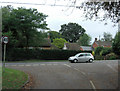 A36 Salisbury Road junction with Slab Lane