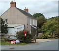 Postbox in a hedge, Postbox Cottage, Llangua