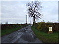 Track to Dales House Farm