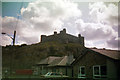 Harlech Castle  from Ffordd Glan Mor, August 1992