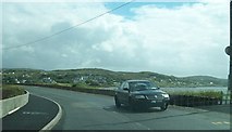 B7611 : View east along Mill Road on the western outskirts of An Clochan Liath/Dungloe by Eric Jones