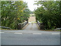 Private footbridge over the River Monnow near Great Goytre Farm