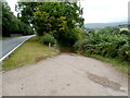 Access road to Great Goytre Farm