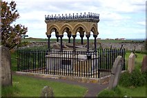NU1734 : Memorial to Grace Darling, St Aidan's churchyard, Bamburgh by John Sparshatt