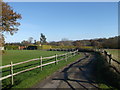 Access road to Little Iridge Farm