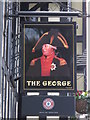 Sign for The George, Haverstock Hill, NW3