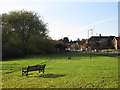 Benches on open ground