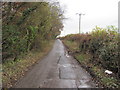 ST1693 : Minor road leading to Mynydd y Grug by John Light