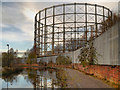 Ashton Canal, Bradford Gasholder