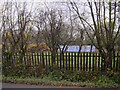 TL4463 : Photovoltaic cells behind the trees by Hugh Venables
