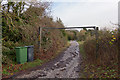 Vehicle restriction gate on bridleway east of South Wonston