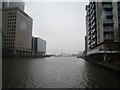 View of the O2 from South Quay footbridge