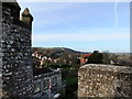 TQ4110 : View from Lewes Castle by PAUL FARMER