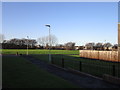 A grassed area next to Stroud Crescent East