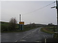 Weather warning sign on Wessenden Head Road