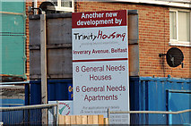 J3775 : Housing association sign, Sydenham, Belfast by Albert Bridge