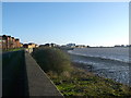 Sea wall near Grays