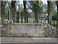 Playing field seen from Newton Road