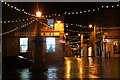 Christmas lights at the Cross, Commercial Street, Lerwick