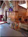 SD2475 : St Peter's Church, Lindal in Furness, Pulpit by Alexander P Kapp