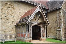 SU9936 : Entrance porch, Church of St Mary's and All Saints' by N Chadwick