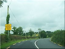 H5619 : Approaching an accident blackspot on the R189 between Cootehill and Newbliss by Eric Jones