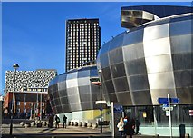SK3586 : Modern buildings in Sheffield City Centre by Neil Theasby