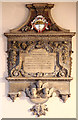 St Mary Magdalene, Richmond - Wall monument