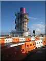 NZ6025 : Redcar Beacon almost complete by Jonathan Thacker