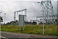 G8861 : Electricity distribution station at the Cathaleen's HEP Station at Ballyshannon by Eric Jones