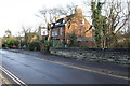 First Turn railway bridge and houses