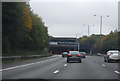 M25, approaching the Bell Common Tunnel