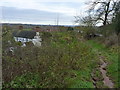 West Farm house from the bridleway above it