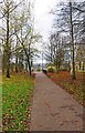 Path from car parks to the lake, Arrow Valley Country Park, Redditch