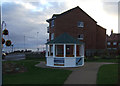 Shelter in gardens off North Marine Drive