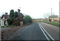 A272 passes entrance to Bordean House