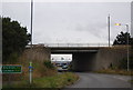 A14 bridge over the A1189