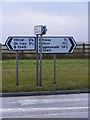 TL2762 : Roadsign on the B1040 St.Ives Road by Geographer