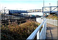 Pyle railway station footbridge