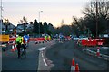 A Cyclist waits