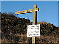 Stairhaven Coastal Path Signs