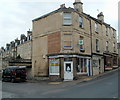 Writing on the wall of Larkhall Pharmacy, Bath