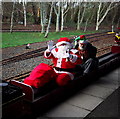 J5476 : Santa arriving at Drumawhey Junction by Mr Don't Waste Money Buying Geograph Images On eBay